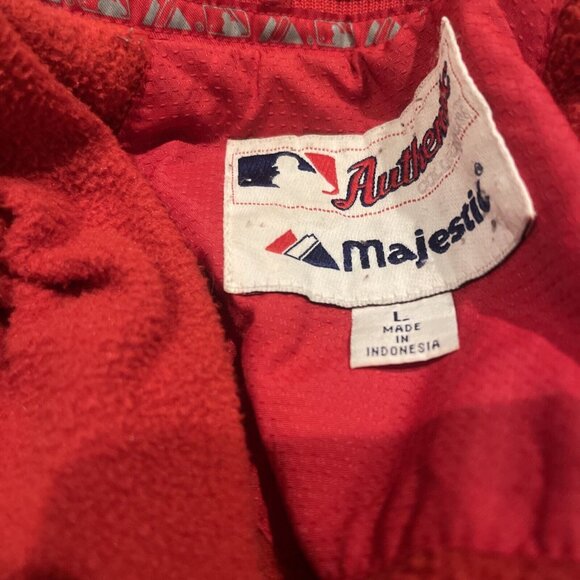 Vintage Boston Red Sox Jacket Mens Large  Majestic MLB Authentic Collection - Picture 6 of 7